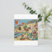 Postale Ancienne carte de Normandie (Debout devant)