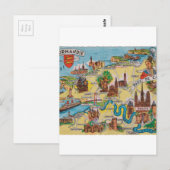 Postale Ancienne carte de Normandie (Devant / Derrière)