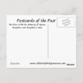 Postale Ancienne carte postale, Bangalore (Bengaluru), Ind (Dos)