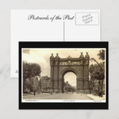Postale Ancienne carte postale, Barcelone, Arco de Triunfo (Devant / Derrière)