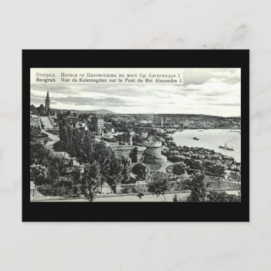 Postale Ancienne carte postale, Belgrade (Devant)
