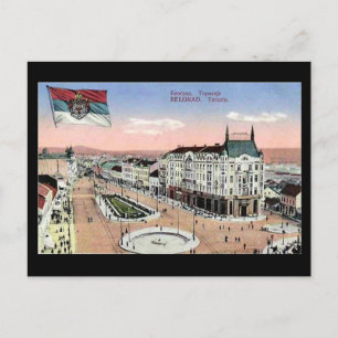 Postale Ancienne carte postale, Belgrade, Terazije