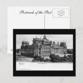 Postale Ancienne carte postale, Berlin, Reichstag (Devant / Derrière)