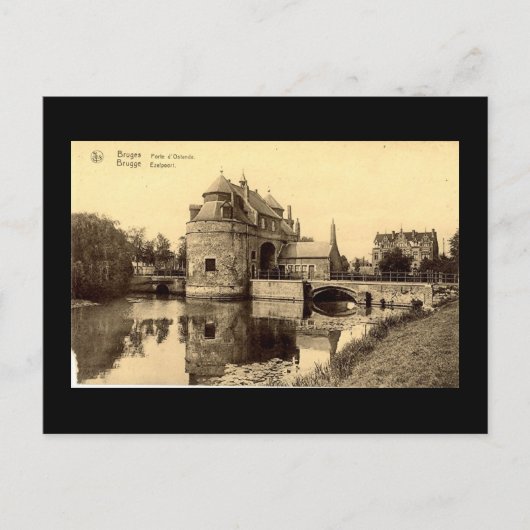 Postale Ancienne carte postale, Bruges (Devant)