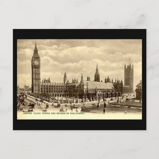 Postale Ancienne carte postale, Chambres du Parlement, Lon (Devant)