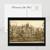 Postale Ancienne carte postale, École Warwick (Devant / Derrière)