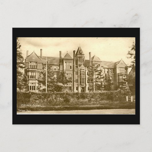 Postale Ancienne carte postale, École Warwick (Devant)