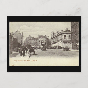 Postale Ancienne carte postale, Édimbourg, Leith, Pied of 