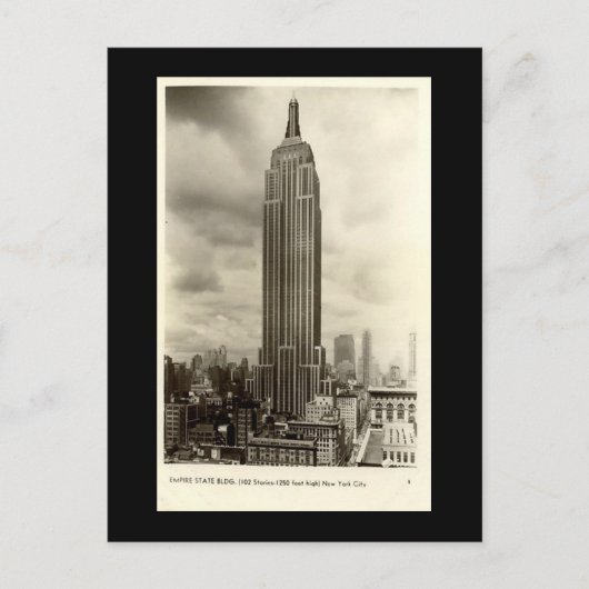 Postale Ancienne carte postale, Empire State Building, New (Devant)