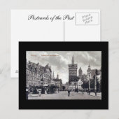 Postale Ancienne carte postale, Gdansk/Danzig - Kohlenmark (Devant / Derrière)