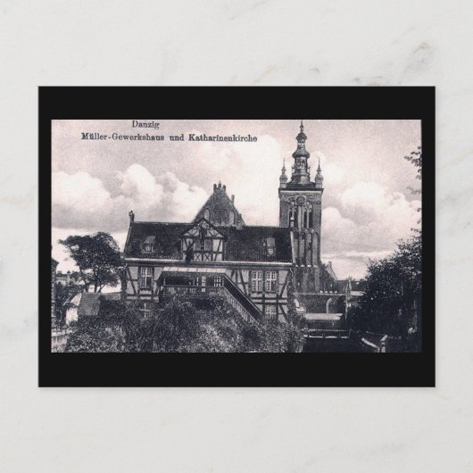 Postale Ancienne carte postale, Gdansk/Danzig, Pologne (Devant)