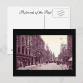 Postale Ancienne carte postale, Glasgow, rue Buchanan (Devant / Derrière)