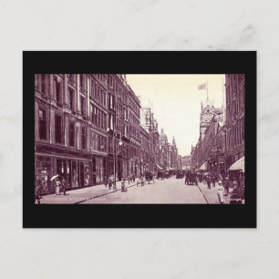 Postale Ancienne carte postale, Glasgow, rue Buchanan