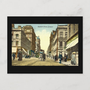 Postale Ancienne carte postale, Glasgow, rue Renfield, 191