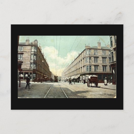 Postale Ancienne carte postale, Glasgow, Whiteinch Cross e (Devant)