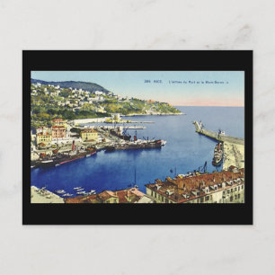 Postale Ancienne carte postale, Nice, Entree du Port et Mo