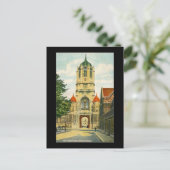 Postale Ancienne carte postale, Oxford, Tom Tower (Debout devant)