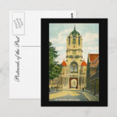 Postale Ancienne carte postale, Oxford, Tom Tower (Devant / Derrière)