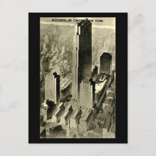 Postale Ancienne carte postale, Rockefeller Center, New Yo