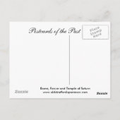 Postale Ancienne carte postale, Rome, Forum et Temple de S (Dos)