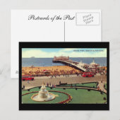 Postale Ancienne carte postale, Weston-super-Mare, Grand P (Devant / Derrière)