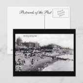 Postale Ancienne carte postale, Worthing Beach (Devant / Derrière)