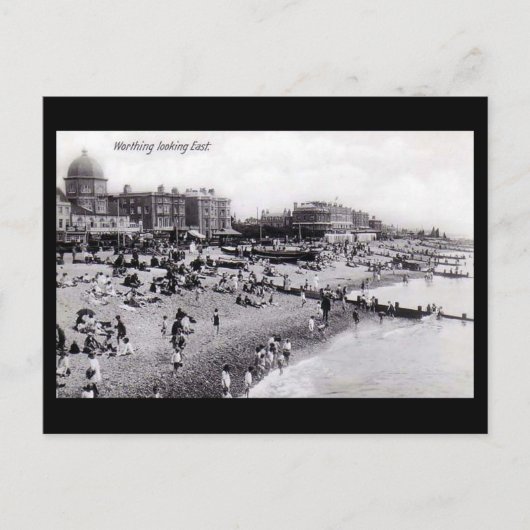 Postale Ancienne carte postale, Worthing Beach (Devant)