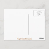 Postale Ancienne Étiquette Vintage Modifier Texte Carte (Dos)