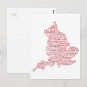 Postale Angleterre Slang British Word Art Carte (Devant / Derrière)