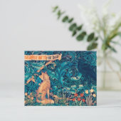 Postale Animaux dans la forêt, William Morris Carte Postal (Debout devant)