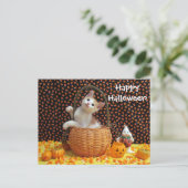 Postale Annie's Sweet Halloween Chat / Kitten Carte postal (Debout devant)