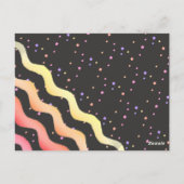 Postale Anniversaire Merci Carte photo Vagues et étoiles F (Dos)