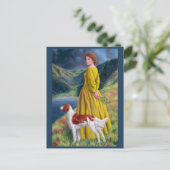 Postale "Après la tempête." Carte de vœux (Debout devant)