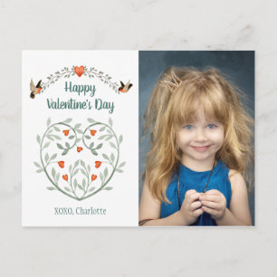Postale Aquarelle Coeurs Valentine Carte photo