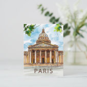 Postale Aquarelle Paris Panthéon Sketch Painting Carte pos (Debout devant)