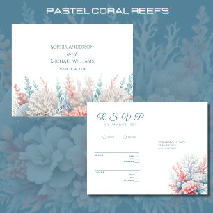 Postale Aquarelle Tropicale Bliss-RSVP-Mariage - Carte pos