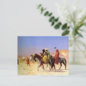 Postale Arabes traversant le désert par Gerome Carte posta (Debout devant)