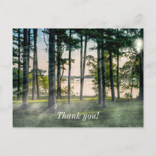 Postale Arbres brumeux à Table Rock - Carte de remerciemen
