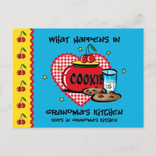 Postale Arrive dans la carte de recettes de cuisine de gra (Devant)