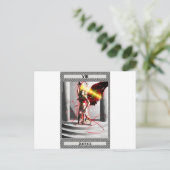 Postale Art de carte de tarot de justice (Debout devant)