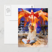 Postale Art de la carte Tarot Ascension (Devant / Derrière)