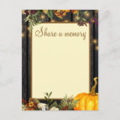 Postale Automne automne rustique 80 ans carte mémoire (Devant)