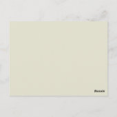 Postale Automne Feuilles de la table frontière Carte posta (Dos)