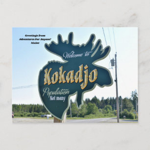 Postale Aventures pour n'importe qui Kokadjo, carte postal