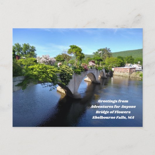 Postale Aventures pour n'importe qui Pont des Fleurs carte (Devant)