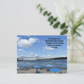 Postale Aventures pour n'importe qui Pont JC, Carte postal (Debout devant)