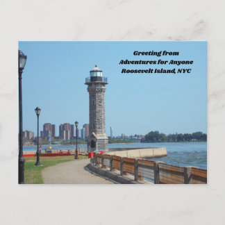 Postale Aventures pour n'importe qui Roosevelt Is, carte p