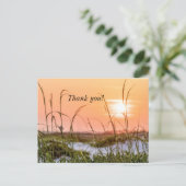 Postale Avoines de mer de Floride Lever de soleil Carte de (Debout devant)