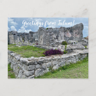 Postale aWorld2Celebrate : Salutations de Tulum! Carte pos