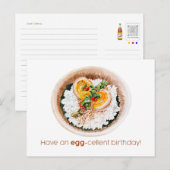 Postale Ayez une carte de jour EGG-cellent (Devant / Derrière)